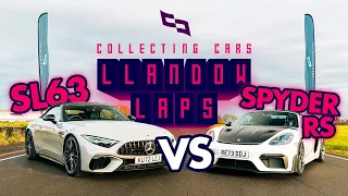 Mercedes-AMG SL63 vs Porsche Spyder RS: Grudge Match | Chris Harris Presents Llandow Laps