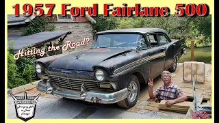 1957 Ford Fairlane 500 Hitting the Road for the First Time in 30 plus years! Abandoned No More!