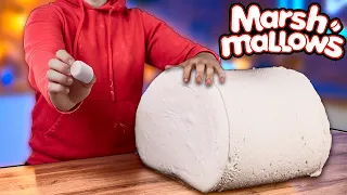 I MADE A GIANT MARSHMALLOW WEIGHING 20 KILOGRAM.