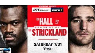 UFC Vegas 33 Main Event Breakdown  Sean Strickland versus Uriah Hall