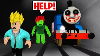 THE TUNNEL ESCAPE - ORIGINAL In Roblox 🚂🚂 Khaleel and Motu Gameplay