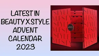 FULL REVEAL LATEST IN BEAUTY X STYLE ADVENT CALENDAR 2023 WORTH £700? | UNBOXINGWITHJAYCA