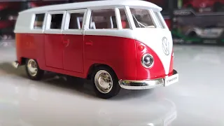 VW VolksWagen T1 Transporter car scale model review RMZ City diecast collection hobby