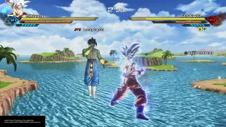 UI Goku vs Fighting pose F user