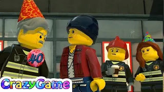 #Lego City Undercover 100% Guide #9 Lego City Fire Department (Red Brick, Police Shield, etc)