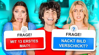 ERSTES MAL MIT 13!? 🤯 Unangenehme Fragen an Mädchen (feat. @TheresaKirchner @lucylacht )