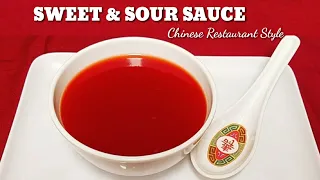 The Best CHINESE SWEET & SOUR SAUCE (Restaurant Style) SWEET & SOUR SAUCE RECIPE !