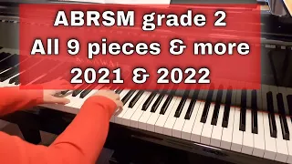 ABRSM Piano Grade 2 2021 & 2022    |  complete book in one video