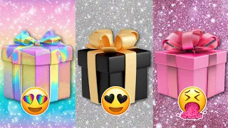 Escolha seu presente 🎁 RAINBOW🌈 vs BLACK 🖤 vs PINK🩷 Choose Your Gift 🎁 Elige Tu Regalo 🎁