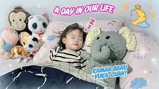 PERTAMA KALI YUKA-CHAN TIDUR DI KAMAR SENDIRI! | a day in our life