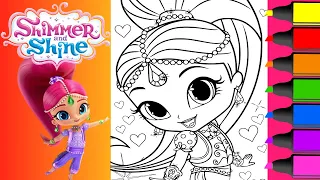 Coloring Shimmer | Shimmer and Shine Coloring Page