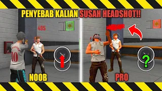 PLAYER PEMULA WAJIB TAU❗CARA GAMPANG HEADSHOT DI FREE FIRE - aLpin putra