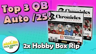 Release Day! 2x Hobby Boxes - 2021 Panini Chronicles Draft Picks Football