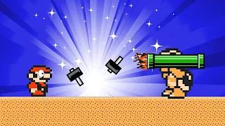 Mario Has Bad Luck With Hammer Bros