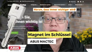 🔐"ABUS Magtec 2500: Der revolutionäre Schließzylinder mit magnetischem Schlüssel!🔑 "