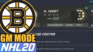 NHL DRAFT - NHL 20 - GM MODE COMMENTARY - BOSTON ep. 30