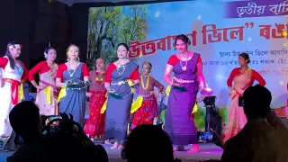 North East Dance Performance // Choreograph by Jasmine Chetia Phukan 🥰//Uttrayan Ville//