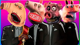 Cursed Peppa Pig vs Huggy Wuggy - Coffin Dance Meme Song