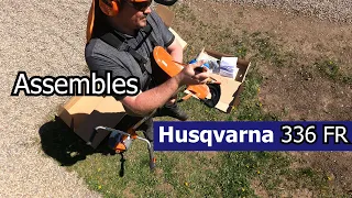 Assembles a husqvarna 336 FR clearing saw