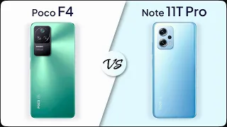 Comparison: Xiaomi Poco F4 vs Xiaomi Redmi Note 11T Pro | Mobile Nerd