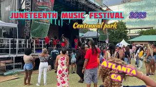 Juneteenth Music Festival 2023 good vibes kings & Queens Atlanta, Ga Centennial Park