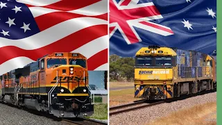 Railroads: Australia Versus America