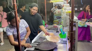 Street Food (Marquesitas) Tulum Mexico.