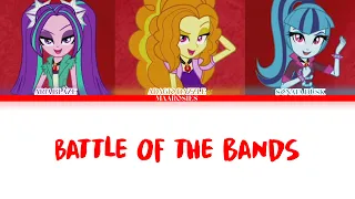 The Dazzlings - Let's have a battle(battle of the bands)  | Lyrics |MLPEG: rainbow Rocks