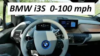 2018 BMW i3S Acceleration 0-100 mph Top Speed TEST