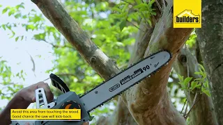 The Ryobi Cordless Chainsaw makes pruning easier.