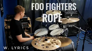 Foo Fighters - Rope Drum Cover (Lyrics) #15