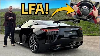 POV FLAT OUT IN A LEXUS LFA - V10 SYMPHONY!