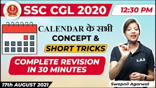 LAB: Calendar All concepts and shorts tricks | Calendar Reasoning Complete Revision | Swapnil Ma'am