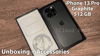 New iPhone 13 Pro Graphite and Accessories Unboxing With Review 2022