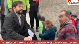 "El Merluzo que se vaya pa' la casa": Lo que no se vió de la visita del Presidente Boric a La Legua