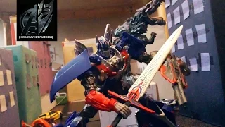 Transformers Age of Extinction Stop Motion-The Final Battle [Bumblebee vs Stinger]