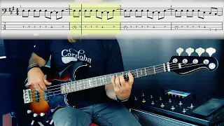 The Rolling Stones - Bite My Head Off (bass tabs) #basscover ##therollingstones