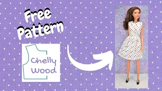 Free Doll Clothes Patterns: Basic Barbie Dress Pattern