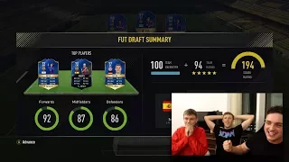 I GOT A 194 FUT DRAFT w/ W2S! I BROKE WROETOSHAWS 192 WORLD RECORD😱