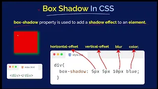 CSS for Advance | Box Shadow In CSS | Full Stack Web Development Tutorials #56