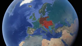 WW1 in 30 seconds using Google Earth