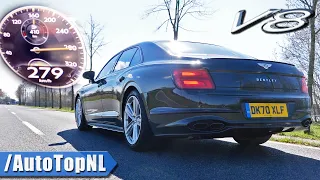 Bentley Flying Spur V8 0-250 LAUNCH CONTROL & SOUND by AutoTopNL