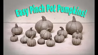 Two Ways to Make EASY Pinch Pot Pumpkins! Great for Beginners!