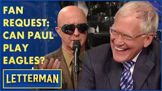Fan Request: How Much Will It Cost Dave To Play Eagles Music? | Letterman