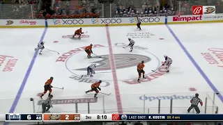 Klim Kostin hits a crossbar and misses some chances to score his first NHL hat-trick (11 jan 2023)