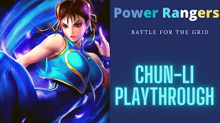 Power Rangers! Battle For The Grind - Chun-Li Arcade Playthrough