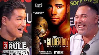 THE 3 KNOCKDOWN EPISODE 009 | MARIO LOPEZ STEVE KIM | OSCAR DE LA HOYA HBO MOVIE EXCLUSIVE INTERVIEW