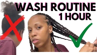 EASY & FAST WASH DAY ROUTINE after KERATIN