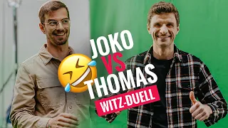 Witz-Duell zwischen Thomas Müller und Joko Winterscheidt