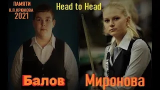 ●A.Балов -vs- Д.Миронова● 🔕🏆Памяти Крюкова 2021🏆●рекомендуем● #3АРУБА_0​ 50